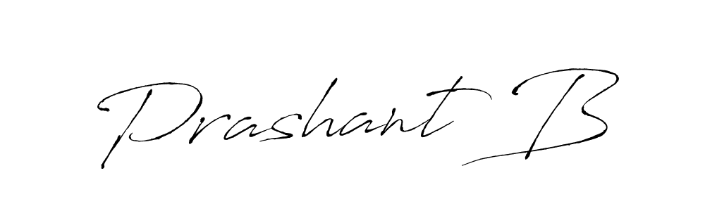 Design your own signature with our free online signature maker. With this signature software, you can create a handwritten (Antro_Vectra) signature for name Prashant B. Prashant B signature style 6 images and pictures png