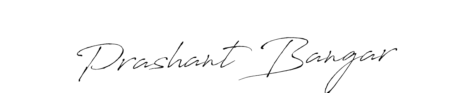 Antro_Vectra is a professional signature style that is perfect for those who want to add a touch of class to their signature. It is also a great choice for those who want to make their signature more unique. Get Prashant Bangar name to fancy signature for free. Prashant Bangar signature style 6 images and pictures png
