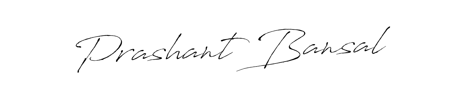 Create a beautiful signature design for name Prashant Bansal. With this signature (Antro_Vectra) fonts, you can make a handwritten signature for free. Prashant Bansal signature style 6 images and pictures png