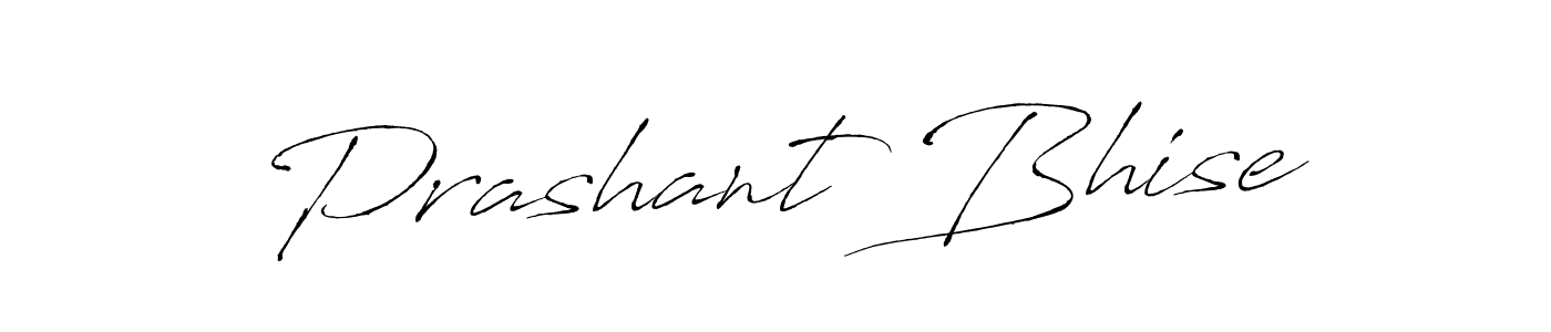 How to make Prashant Bhise name signature. Use Antro_Vectra style for creating short signs online. This is the latest handwritten sign. Prashant Bhise signature style 6 images and pictures png