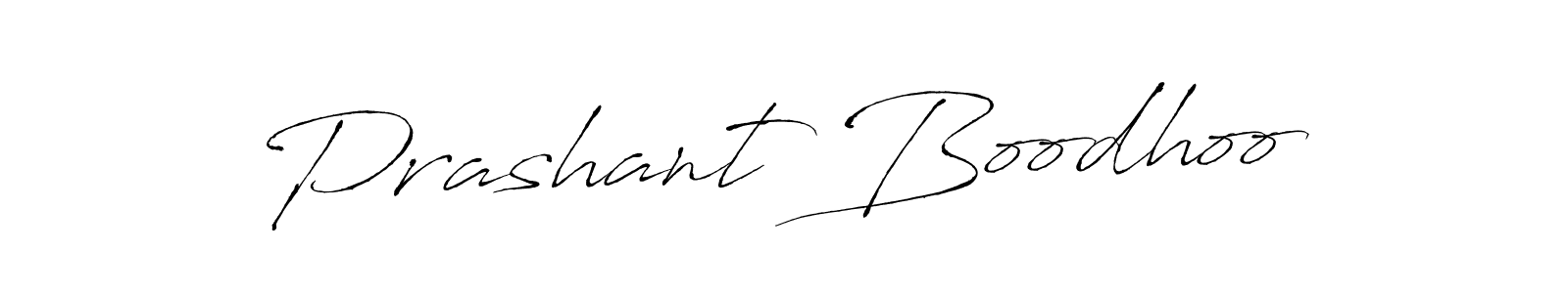 How to make Prashant Boodhoo signature? Antro_Vectra is a professional autograph style. Create handwritten signature for Prashant Boodhoo name. Prashant Boodhoo signature style 6 images and pictures png