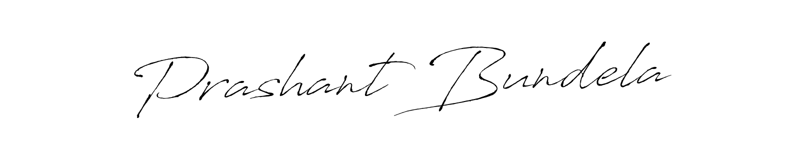 Design your own signature with our free online signature maker. With this signature software, you can create a handwritten (Antro_Vectra) signature for name Prashant Bundela. Prashant Bundela signature style 6 images and pictures png