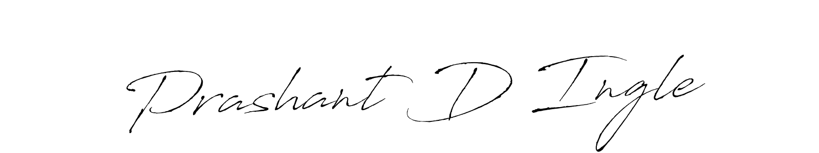 Prashant D Ingle stylish signature style. Best Handwritten Sign (Antro_Vectra) for my name. Handwritten Signature Collection Ideas for my name Prashant D Ingle. Prashant D Ingle signature style 6 images and pictures png