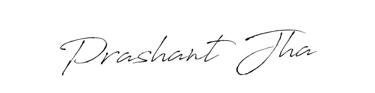 Create a beautiful signature design for name Prashant Jha. With this signature (Antro_Vectra) fonts, you can make a handwritten signature for free. Prashant Jha signature style 6 images and pictures png