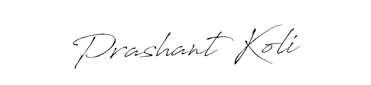 How to make Prashant Koli signature? Antro_Vectra is a professional autograph style. Create handwritten signature for Prashant Koli name. Prashant Koli signature style 6 images and pictures png