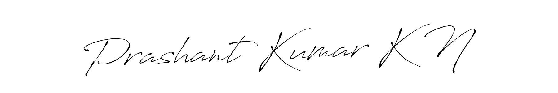 Use a signature maker to create a handwritten signature online. With this signature software, you can design (Antro_Vectra) your own signature for name Prashant Kumar K N. Prashant Kumar K N signature style 6 images and pictures png