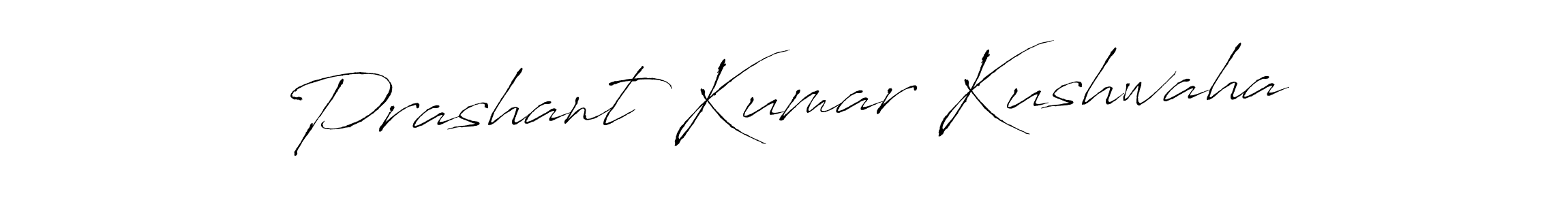 How to make Prashant Kumar Kushwaha name signature. Use Antro_Vectra style for creating short signs online. This is the latest handwritten sign. Prashant Kumar Kushwaha signature style 6 images and pictures png