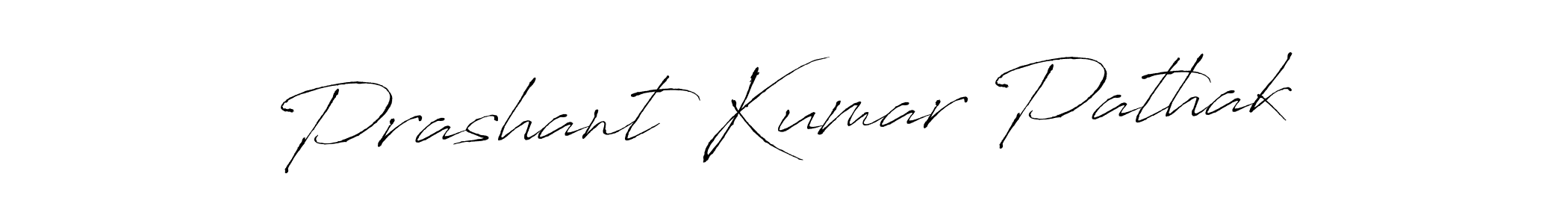 Make a beautiful signature design for name Prashant Kumar Pathak. With this signature (Antro_Vectra) style, you can create a handwritten signature for free. Prashant Kumar Pathak signature style 6 images and pictures png