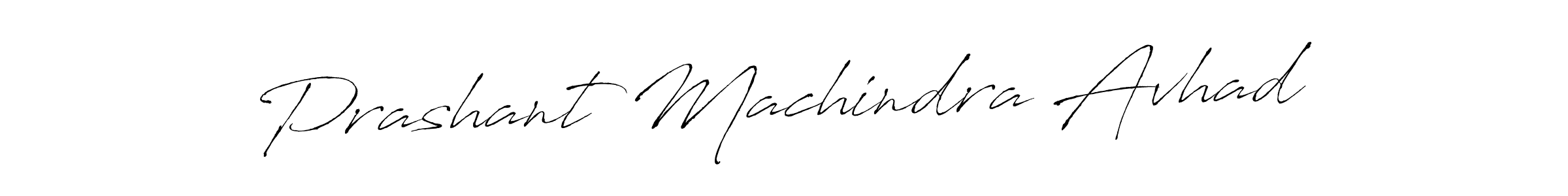 Design your own signature with our free online signature maker. With this signature software, you can create a handwritten (Antro_Vectra) signature for name Prashant Machindra Avhad. Prashant Machindra Avhad signature style 6 images and pictures png