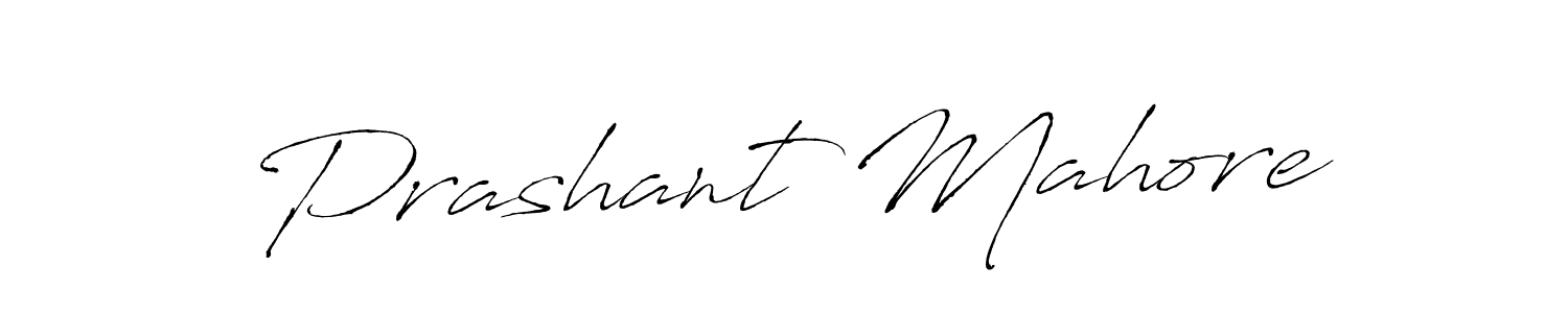 The best way (Antro_Vectra) to make a short signature is to pick only two or three words in your name. The name Prashant Mahore include a total of six letters. For converting this name. Prashant Mahore signature style 6 images and pictures png