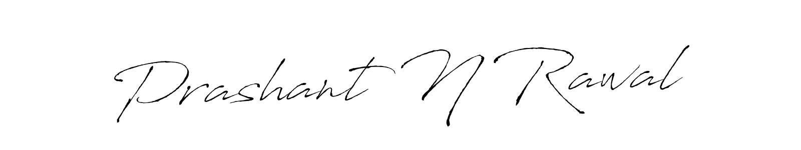 Prashant N Rawal stylish signature style. Best Handwritten Sign (Antro_Vectra) for my name. Handwritten Signature Collection Ideas for my name Prashant N Rawal. Prashant N Rawal signature style 6 images and pictures png