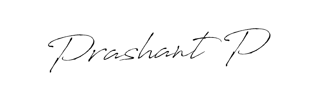 Use a signature maker to create a handwritten signature online. With this signature software, you can design (Antro_Vectra) your own signature for name Prashant P. Prashant P signature style 6 images and pictures png