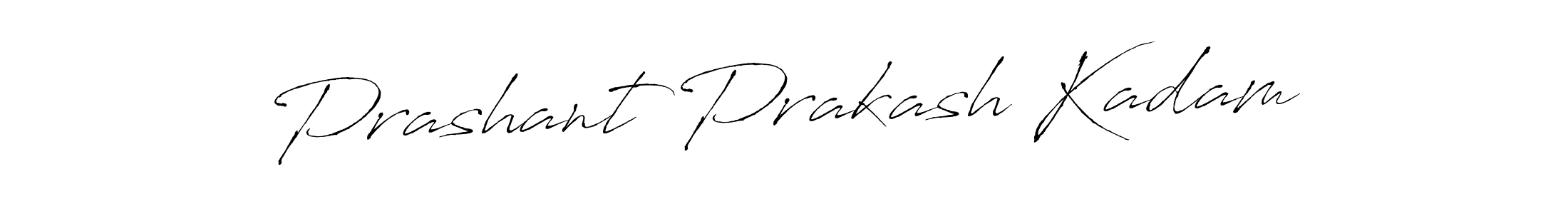 Create a beautiful signature design for name Prashant Prakash Kadam. With this signature (Antro_Vectra) fonts, you can make a handwritten signature for free. Prashant Prakash Kadam signature style 6 images and pictures png