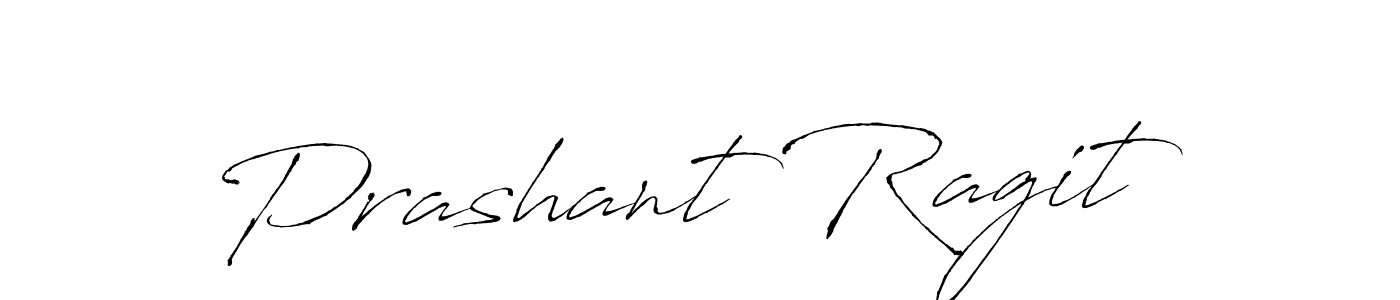 Prashant Ragit stylish signature style. Best Handwritten Sign (Antro_Vectra) for my name. Handwritten Signature Collection Ideas for my name Prashant Ragit. Prashant Ragit signature style 6 images and pictures png