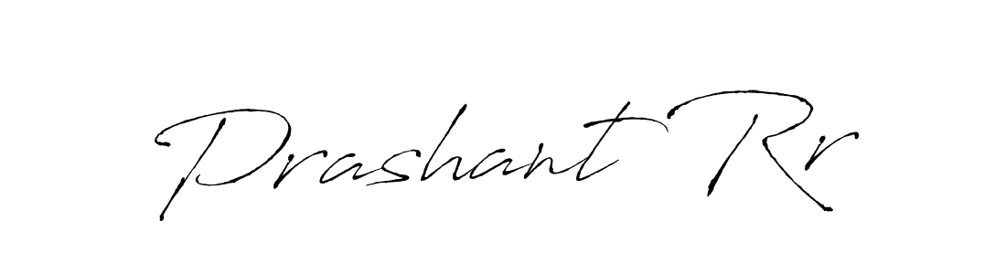 Use a signature maker to create a handwritten signature online. With this signature software, you can design (Antro_Vectra) your own signature for name Prashant Rr. Prashant Rr signature style 6 images and pictures png