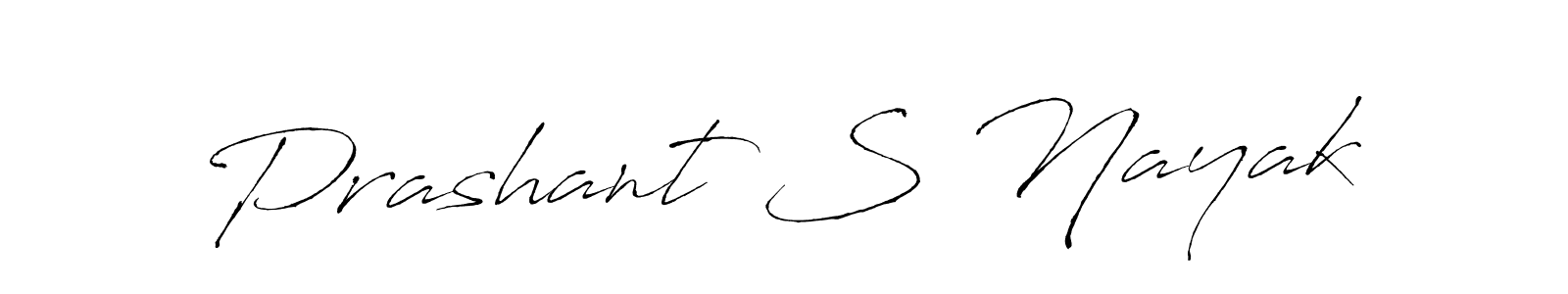 Also we have Prashant S Nayak name is the best signature style. Create professional handwritten signature collection using Antro_Vectra autograph style. Prashant S Nayak signature style 6 images and pictures png