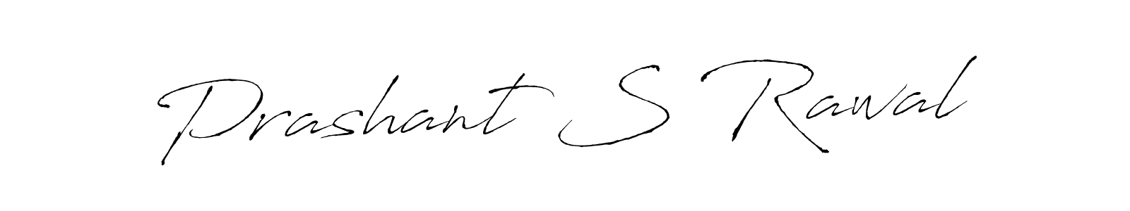 Design your own signature with our free online signature maker. With this signature software, you can create a handwritten (Antro_Vectra) signature for name Prashant S Rawal. Prashant S Rawal signature style 6 images and pictures png