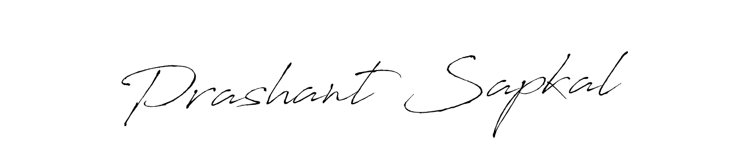 How to make Prashant Sapkal signature? Antro_Vectra is a professional autograph style. Create handwritten signature for Prashant Sapkal name. Prashant Sapkal signature style 6 images and pictures png