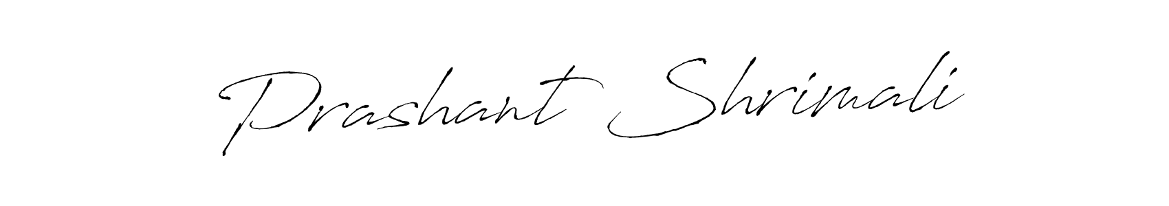 Make a beautiful signature design for name Prashant Shrimali. With this signature (Antro_Vectra) style, you can create a handwritten signature for free. Prashant Shrimali signature style 6 images and pictures png
