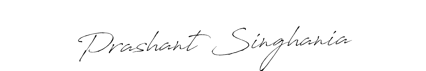 How to make Prashant Singhania signature? Antro_Vectra is a professional autograph style. Create handwritten signature for Prashant Singhania name. Prashant Singhania signature style 6 images and pictures png