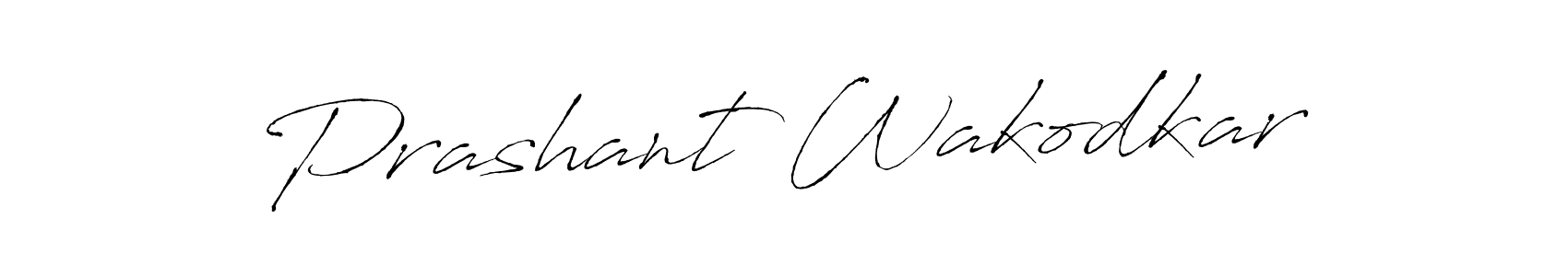 Create a beautiful signature design for name Prashant Wakodkar. With this signature (Antro_Vectra) fonts, you can make a handwritten signature for free. Prashant Wakodkar signature style 6 images and pictures png