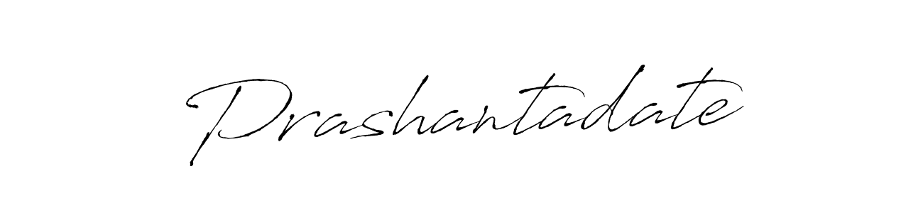 Prashantadate stylish signature style. Best Handwritten Sign (Antro_Vectra) for my name. Handwritten Signature Collection Ideas for my name Prashantadate. Prashantadate signature style 6 images and pictures png