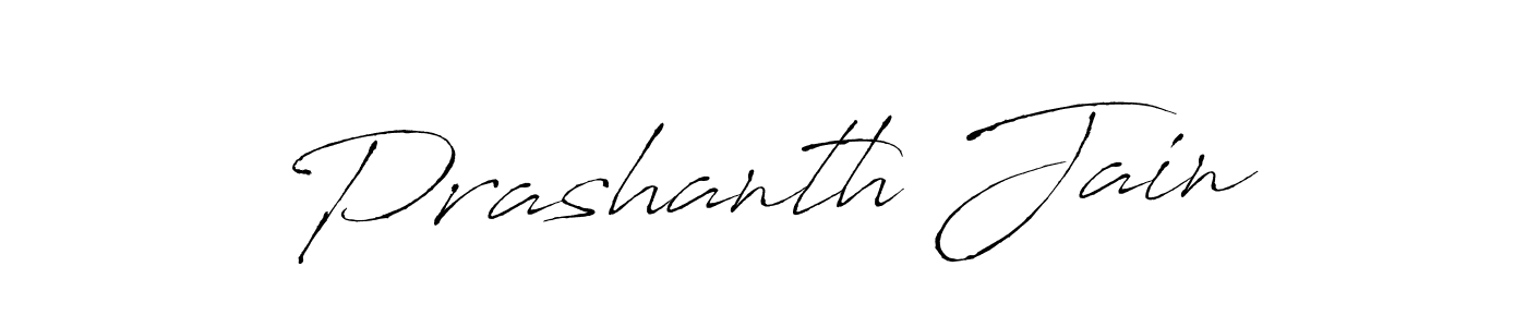 Also You can easily find your signature by using the search form. We will create Prashanth Jain name handwritten signature images for you free of cost using Antro_Vectra sign style. Prashanth Jain signature style 6 images and pictures png
