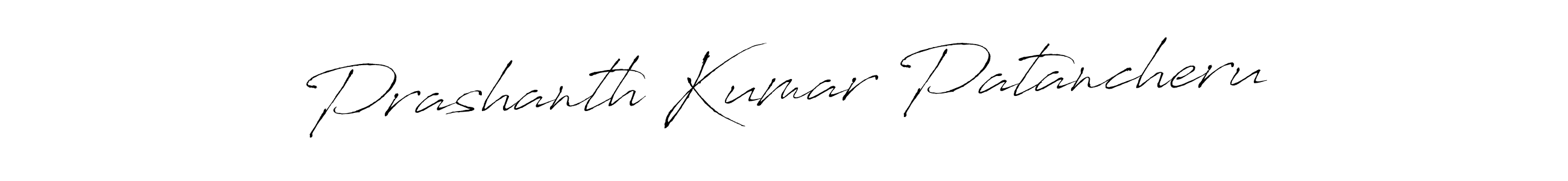 Design your own signature with our free online signature maker. With this signature software, you can create a handwritten (Antro_Vectra) signature for name Prashanth Kumar Patancheru. Prashanth Kumar Patancheru signature style 6 images and pictures png