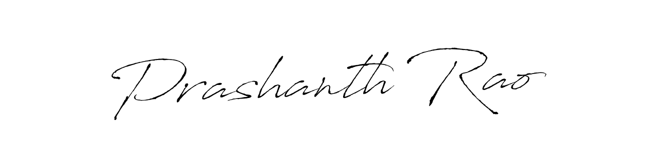 Create a beautiful signature design for name Prashanth Rao. With this signature (Antro_Vectra) fonts, you can make a handwritten signature for free. Prashanth Rao signature style 6 images and pictures png