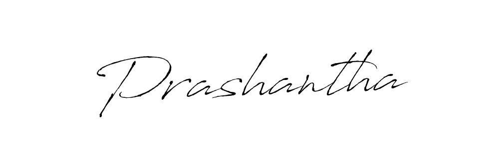 Prashantha stylish signature style. Best Handwritten Sign (Antro_Vectra) for my name. Handwritten Signature Collection Ideas for my name Prashantha. Prashantha signature style 6 images and pictures png