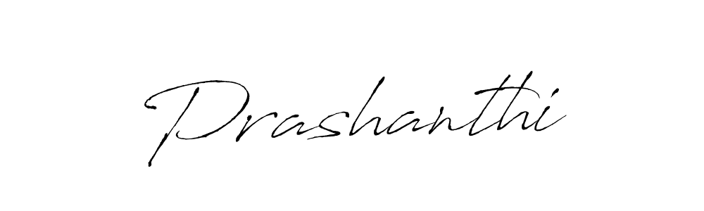 How to make Prashanthi signature? Antro_Vectra is a professional autograph style. Create handwritten signature for Prashanthi name. Prashanthi signature style 6 images and pictures png