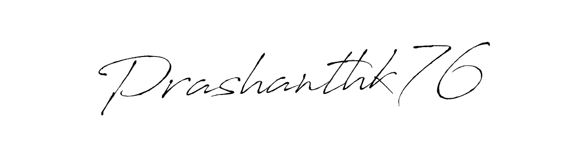 The best way (Antro_Vectra) to make a short signature is to pick only two or three words in your name. The name Prashanthk76 include a total of six letters. For converting this name. Prashanthk76 signature style 6 images and pictures png