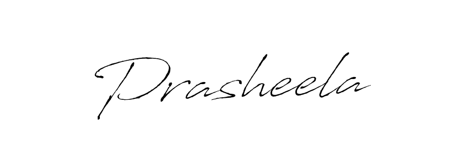 Design your own signature with our free online signature maker. With this signature software, you can create a handwritten (Antro_Vectra) signature for name Prasheela. Prasheela signature style 6 images and pictures png