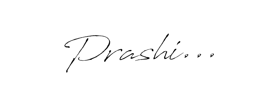 The best way (Antro_Vectra) to make a short signature is to pick only two or three words in your name. The name Prashi... include a total of six letters. For converting this name. Prashi... signature style 6 images and pictures png