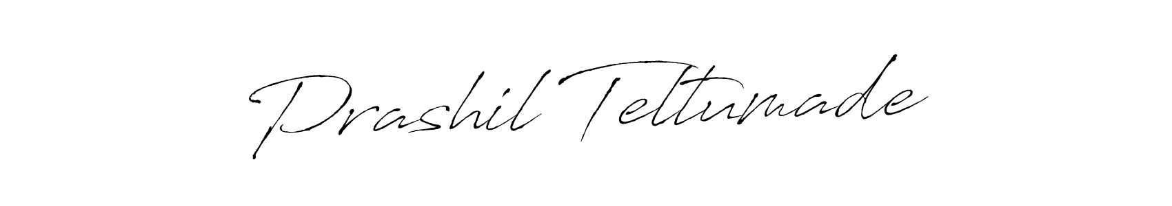 Antro_Vectra is a professional signature style that is perfect for those who want to add a touch of class to their signature. It is also a great choice for those who want to make their signature more unique. Get Prashil Teltumade name to fancy signature for free. Prashil Teltumade signature style 6 images and pictures png