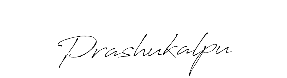 Design your own signature with our free online signature maker. With this signature software, you can create a handwritten (Antro_Vectra) signature for name Prashukalpu. Prashukalpu signature style 6 images and pictures png