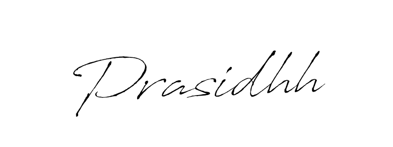 Make a beautiful signature design for name Prasidhh. With this signature (Antro_Vectra) style, you can create a handwritten signature for free. Prasidhh signature style 6 images and pictures png