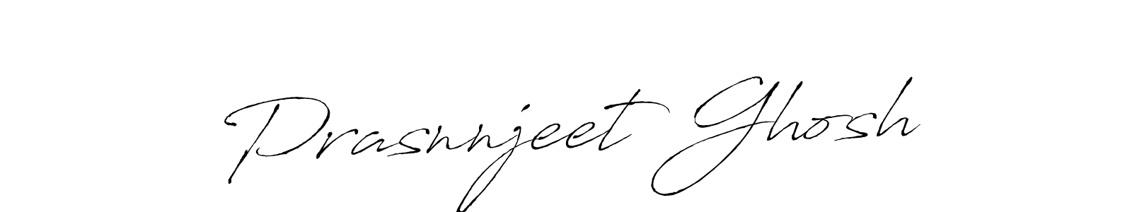 How to make Prasnnjeet Ghosh signature? Antro_Vectra is a professional autograph style. Create handwritten signature for Prasnnjeet Ghosh name. Prasnnjeet Ghosh signature style 6 images and pictures png