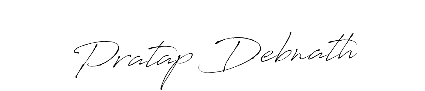 Also we have Pratap Debnath name is the best signature style. Create professional handwritten signature collection using Antro_Vectra autograph style. Pratap Debnath signature style 6 images and pictures png