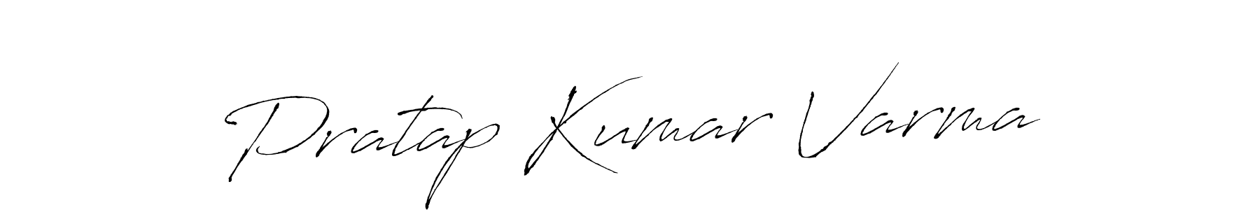 Create a beautiful signature design for name Pratap Kumar Varma. With this signature (Antro_Vectra) fonts, you can make a handwritten signature for free. Pratap Kumar Varma signature style 6 images and pictures png