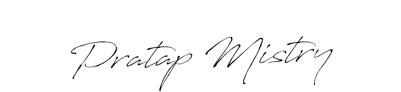 Pratap Mistry stylish signature style. Best Handwritten Sign (Antro_Vectra) for my name. Handwritten Signature Collection Ideas for my name Pratap Mistry. Pratap Mistry signature style 6 images and pictures png