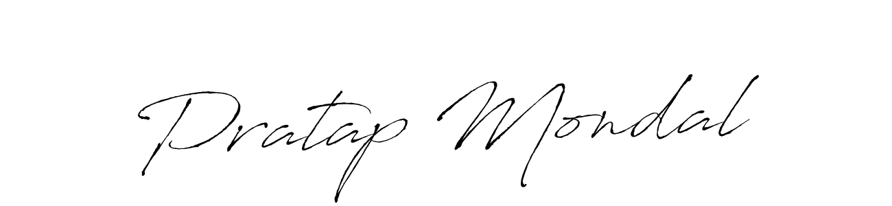 Design your own signature with our free online signature maker. With this signature software, you can create a handwritten (Antro_Vectra) signature for name Pratap Mondal. Pratap Mondal signature style 6 images and pictures png