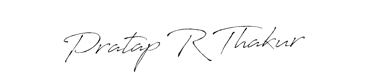 Design your own signature with our free online signature maker. With this signature software, you can create a handwritten (Antro_Vectra) signature for name Pratap R Thakur. Pratap R Thakur signature style 6 images and pictures png