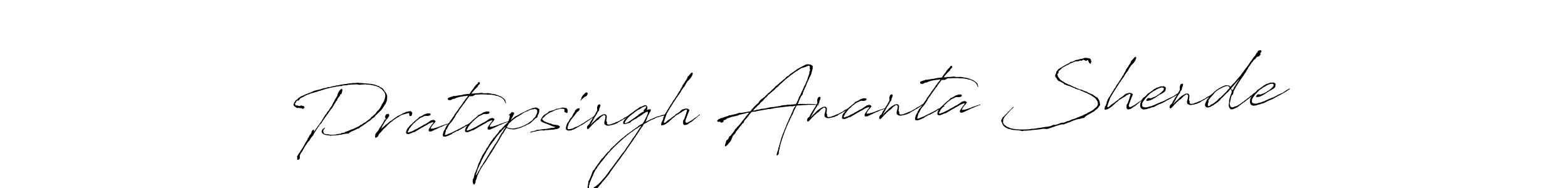 Use a signature maker to create a handwritten signature online. With this signature software, you can design (Antro_Vectra) your own signature for name Pratapsingh Ananta Shende. Pratapsingh Ananta Shende signature style 6 images and pictures png