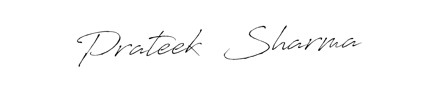 Use a signature maker to create a handwritten signature online. With this signature software, you can design (Antro_Vectra) your own signature for name Prateek  Sharma. Prateek  Sharma signature style 6 images and pictures png