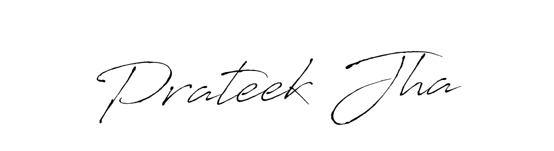 Prateek Jha stylish signature style. Best Handwritten Sign (Antro_Vectra) for my name. Handwritten Signature Collection Ideas for my name Prateek Jha. Prateek Jha signature style 6 images and pictures png
