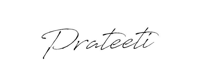 How to make Prateeti signature? Antro_Vectra is a professional autograph style. Create handwritten signature for Prateeti name. Prateeti signature style 6 images and pictures png