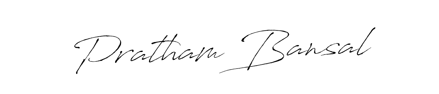 Also we have Pratham Bansal name is the best signature style. Create professional handwritten signature collection using Antro_Vectra autograph style. Pratham Bansal signature style 6 images and pictures png