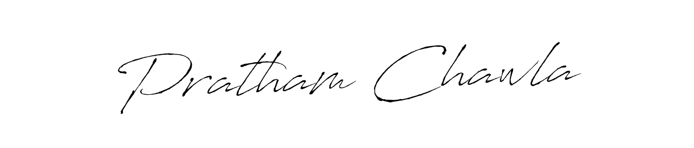 How to make Pratham Chawla signature? Antro_Vectra is a professional autograph style. Create handwritten signature for Pratham Chawla name. Pratham Chawla signature style 6 images and pictures png