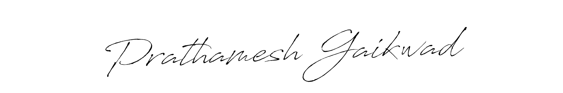 Create a beautiful signature design for name Prathamesh Gaikwad. With this signature (Antro_Vectra) fonts, you can make a handwritten signature for free. Prathamesh Gaikwad signature style 6 images and pictures png